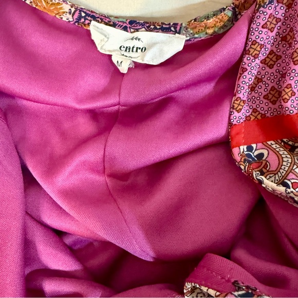 Entro Multicolor Paisley Boho Maxi Dress - Picture 4 of 5